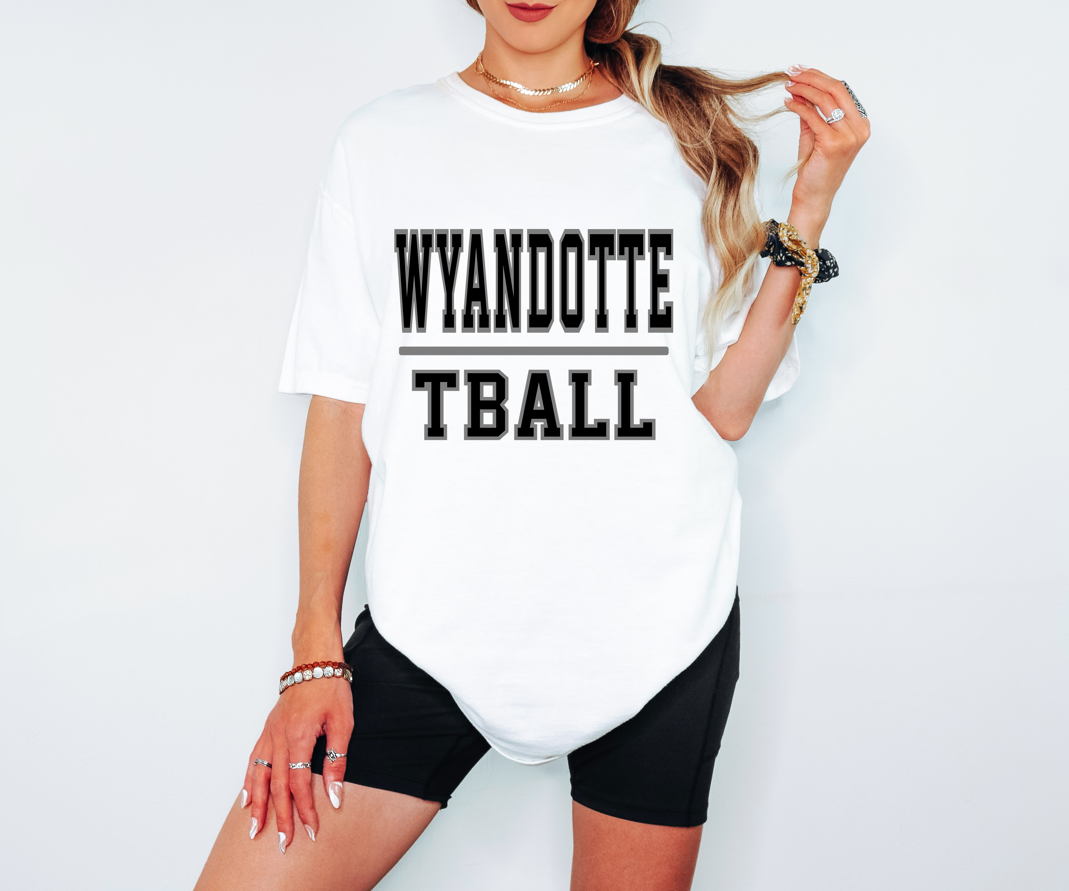 Wyandotte Tball Stacked DTF Print