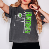 Huntsmen Team Volleyball Net Distressed DTF Print
