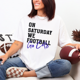 Cats On Saturday We Football DTF Print