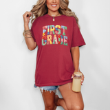 Patchwork Grades Back to School DTF Transfer