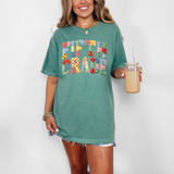 Patchwork Grades Back to School DTF Transfer