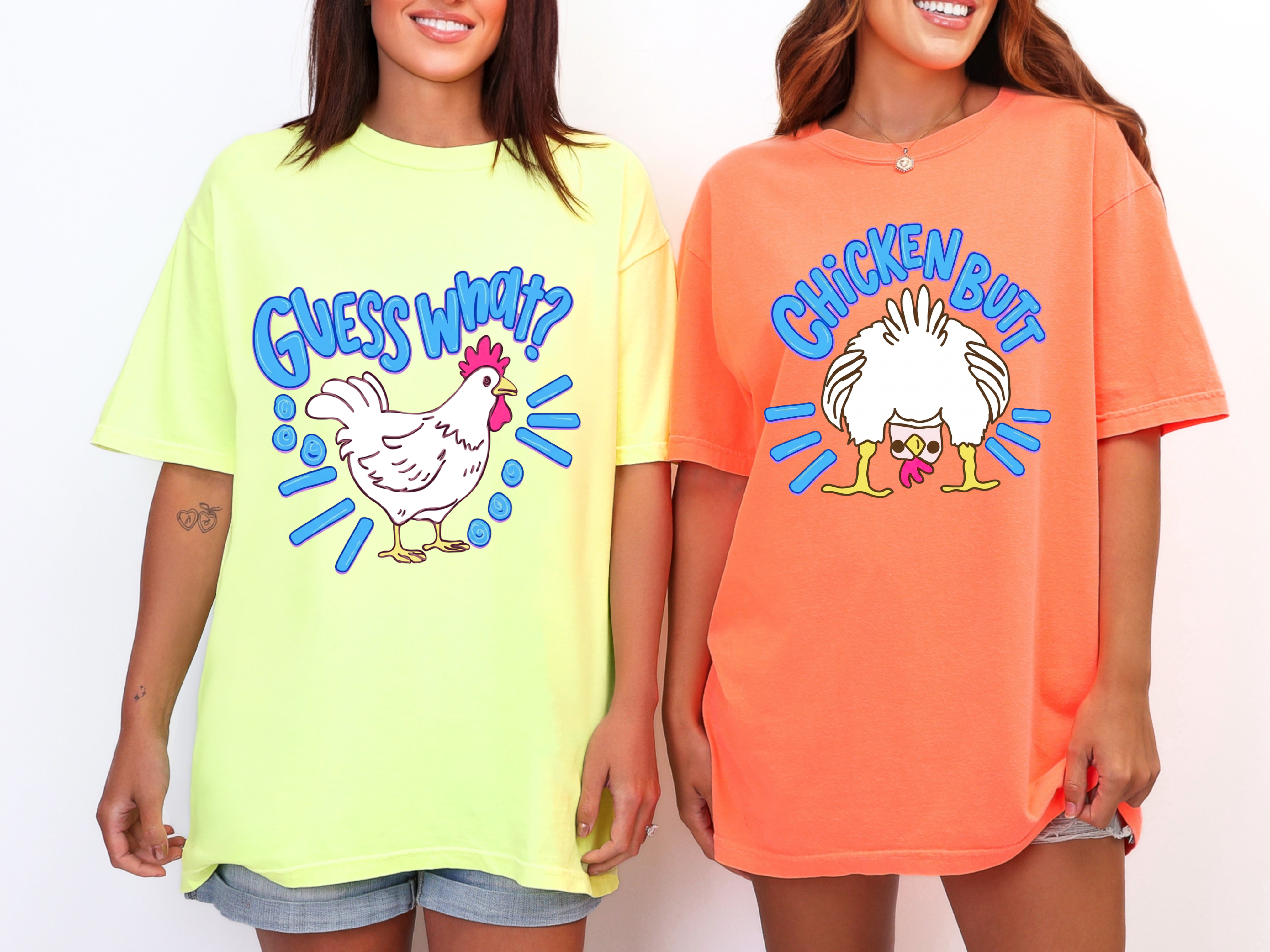 Guess What Chicken Butt DTF Print