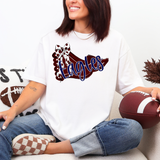 Preppy Eagles Pennant DTF Print