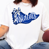 Preppy Wildcats Pennant DTF Print