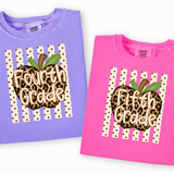 Leopard Apple Grade DTF Print