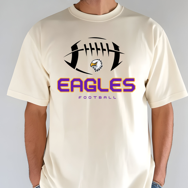 Eagles Football Silhouette DTF Print