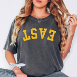 East Upside Down Arch Varsity Team DTF Print