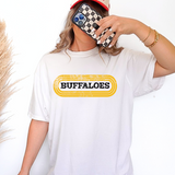Buffaloes Retro Team Oval DTF Print