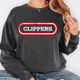 Clippers Retro Team Oval DTF Print
