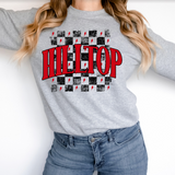 Distressed Hilltop Checker DTF Print