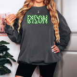 Bison Checker Sketch DTF Print