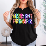 Assistant Principal Checker Sketch DTF Print