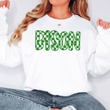 Bison Checker Sketch DTF Print