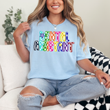 Dental Assistant Checker Sketch DTF Print