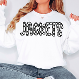 Jackets Checker Sketch DTF Print