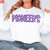 Pioneers Checker Sketch DTF Print