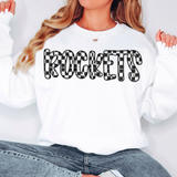 Rockets Checker Sketch DTF Print