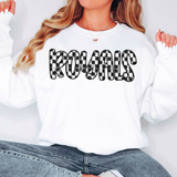 Royals Checker Sketch DTF Print