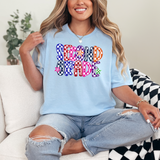 Second Grade Checker Sketch DTF Print