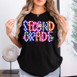 Second Grade Checker Sketch DTF Print