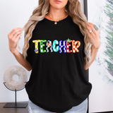 Teacher Checker Sketch DTF Print