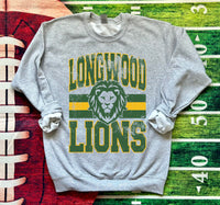 Classic Hometown Longwood Lions DTF Print