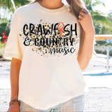 Crawfish and Country Music DTF Print