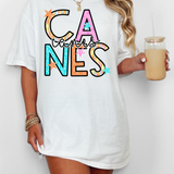 Canes Star Doodle Mix DTF Print