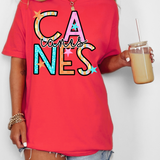 Canes Star Doodle Mix DTF Print