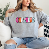 Chargers Doodle Mix DTF Print