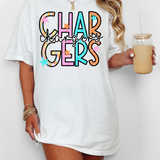 Chargers Star Doodle Mix DTF Print