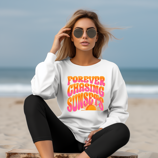 Forever Chasing Sunsets DTF Print
