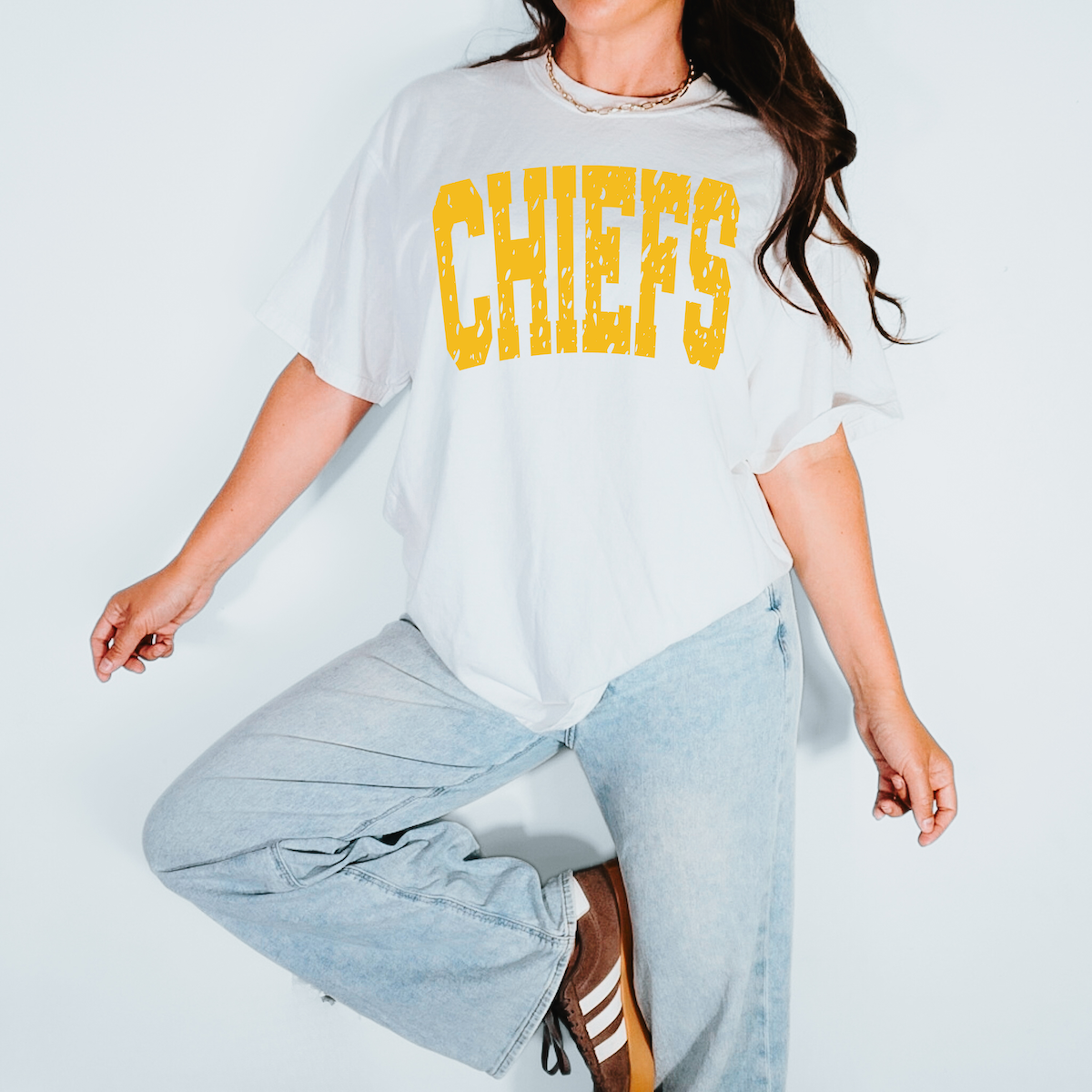 Chiefs Varsity Distressed Teams DTF Print