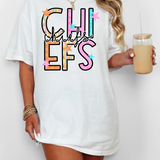 Chiefs Star Doodle Mix DTF Print