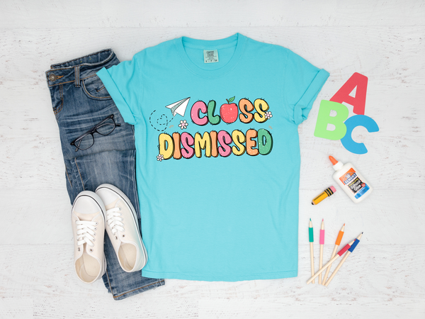 Class Dismissed Bubble DTF Print