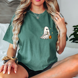 Coffee Ghost Sparkle DTF Print