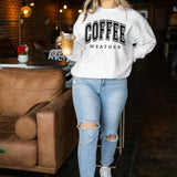 Coffee Weather Puff Print