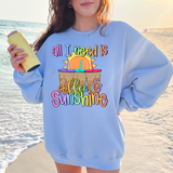 Coffee and Sunshine DTF Print