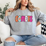 Comets Doodle Mix DTF Print