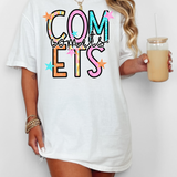 Comets Star Doodle Mix DTF Print