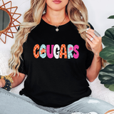 Cougars Doodle Mix DTF Print