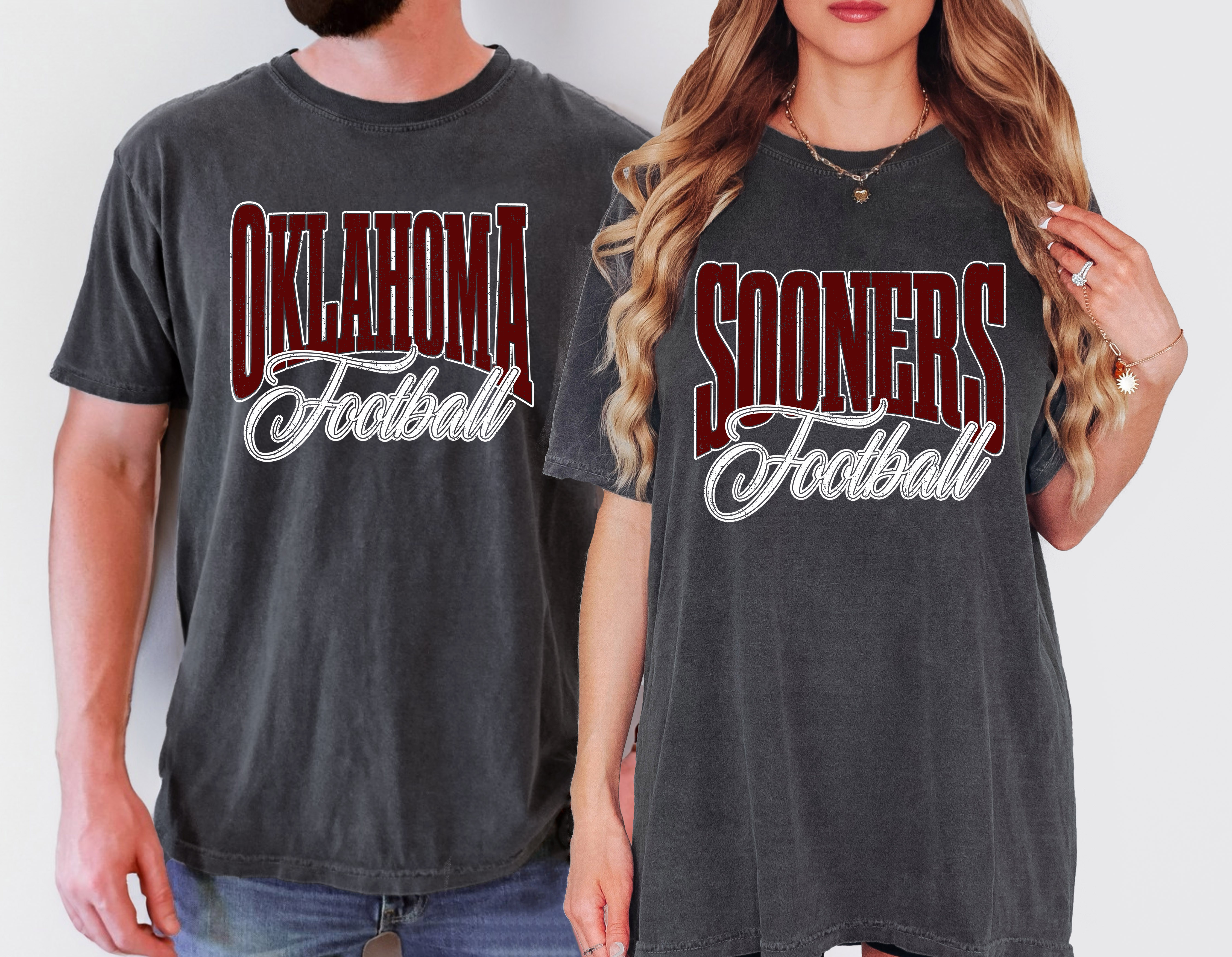 Custom Grunge Football Bottom Arch DTF Print
