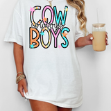 Cowboys Star Doodle Mix DTF Print
