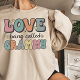 Love Being Called Grammy DTF Print