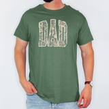 Dad Camo Grunge Arch DTF Print