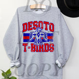 Classic Hometown Desoto T-Birds DTF Print