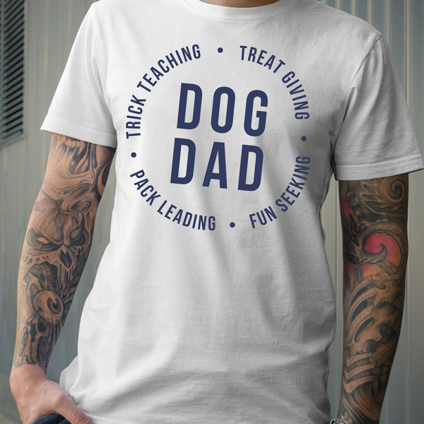 DOG DAD DTF Print