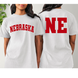 NE Nebraska Dual Varsity DTF Print