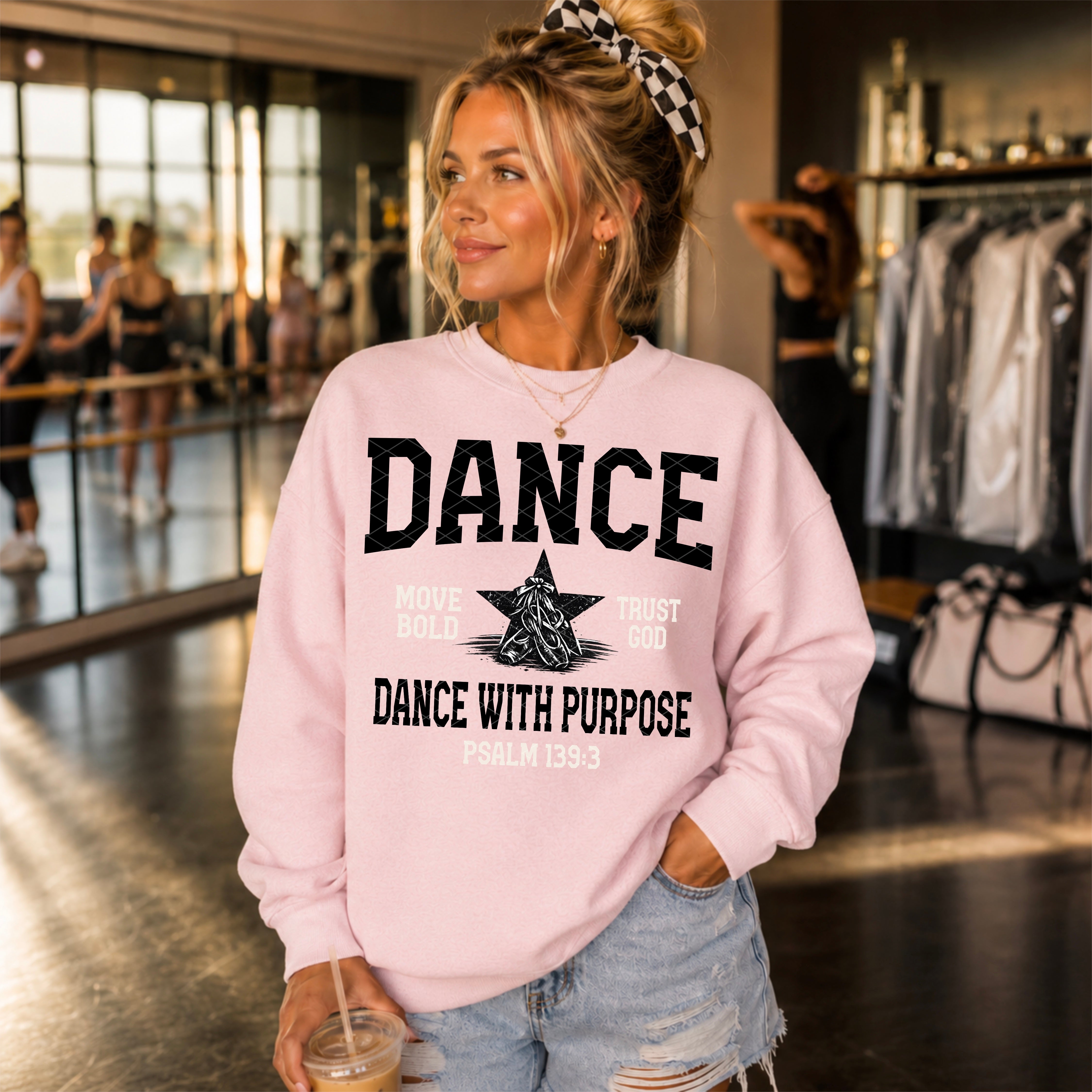 Dance with Purpose Psalm 139:3 Faith Dance DTF Print