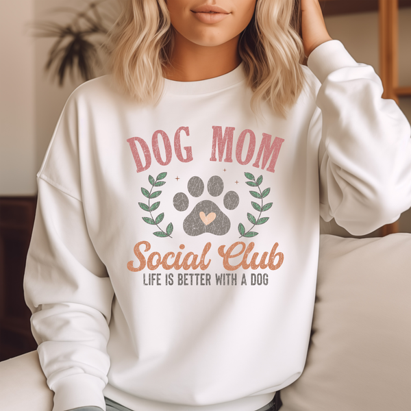 Dog Mom Social Club DTF Print